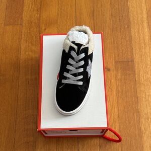 Brand new - European Blublonc Black Star Mule Sneaker